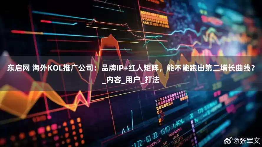 东启网 海外KOL推广公司：品牌IP+红人矩阵，能不能跑出第二增长曲线？_内容_用户_打法